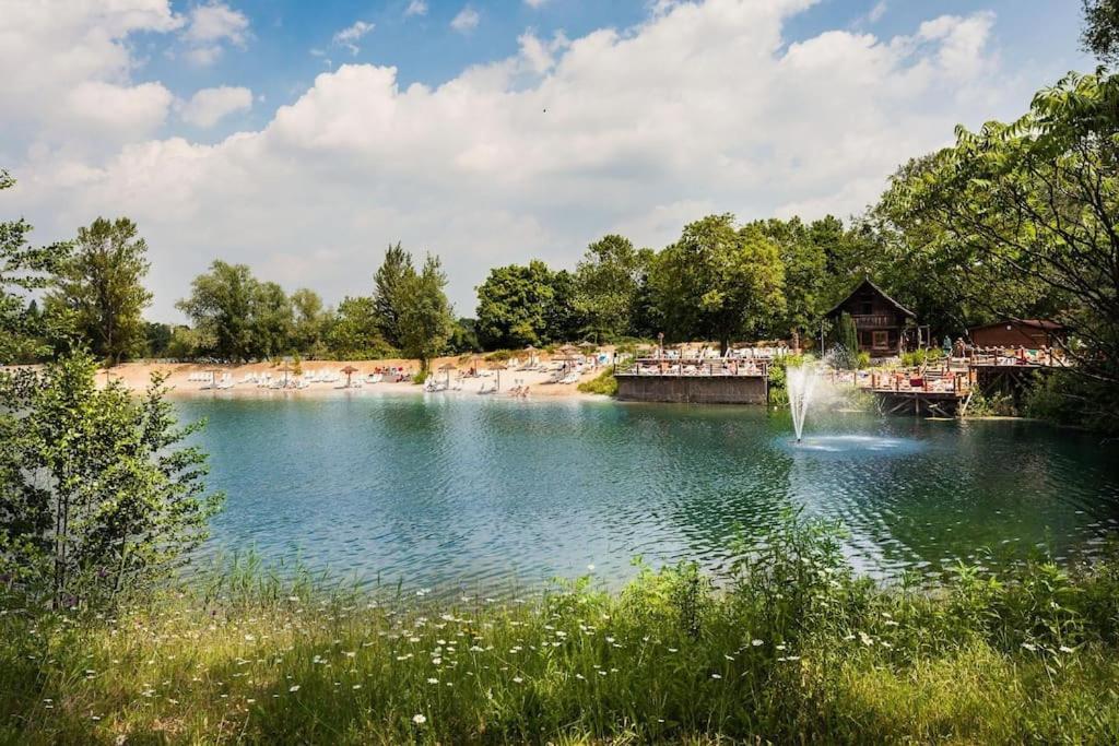 Ferienwohnung Zwischen Weinheim Und Hemsbach Esterno foto